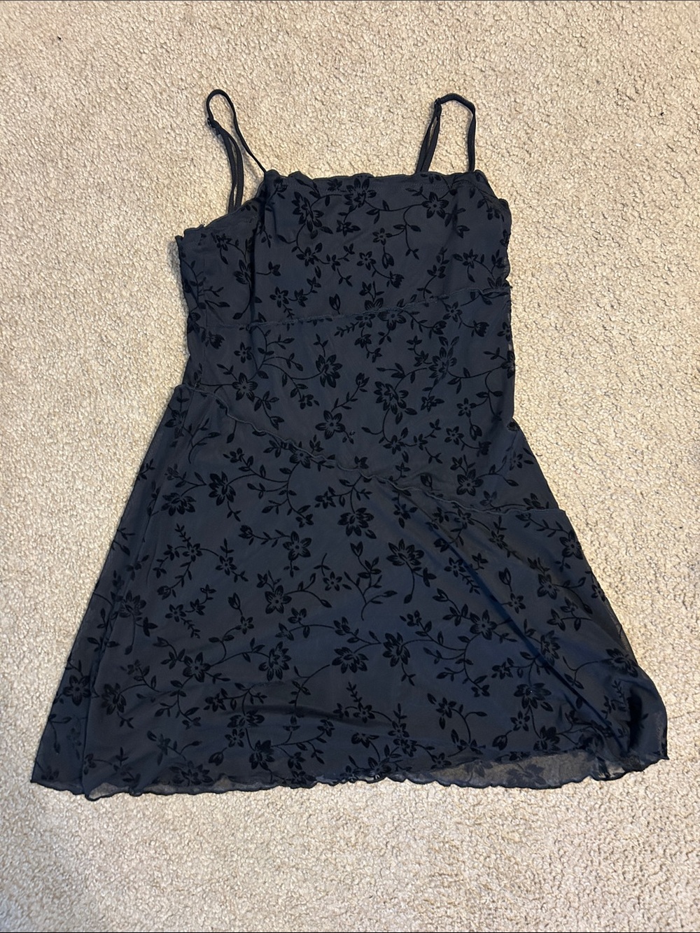 Floral Short Strappy Dress